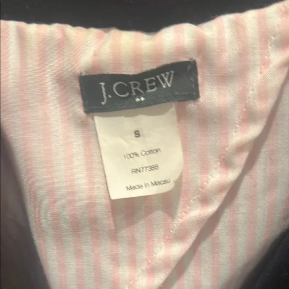 π Vintage J. Crew Velvet Blazer | Size S | Blue with Pink Lining | EUC - Picture 2 of 8